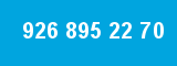 926 895 22 70